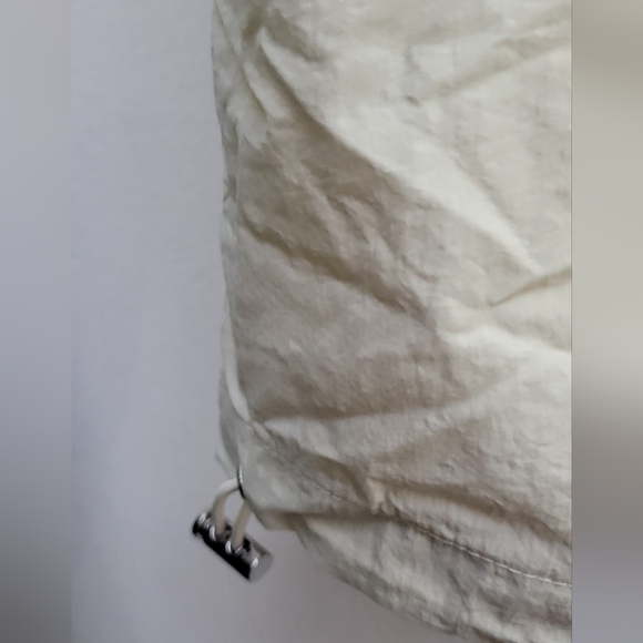 NEW With Tags Bo & Tee Khaki Drawstring Wide Leg Pants Size Medium - Picture 3 of 11